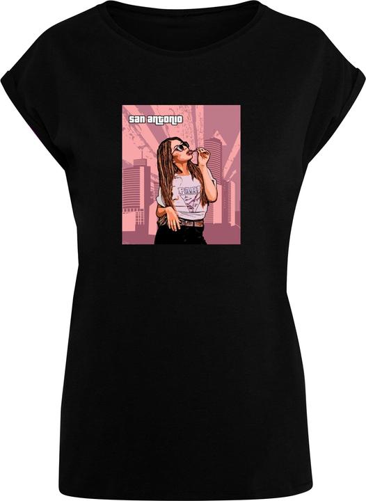 Immagine prodotto Merchcode Ladies Grand - Maglietta con spalla estesa San Antonio - 113419 (S)