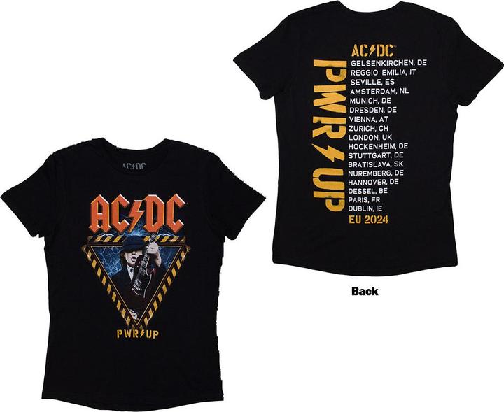 Produktbild AC/DC Angus Triangle PRW-UP EU Tour 24 Back Print (Girlie) (M)