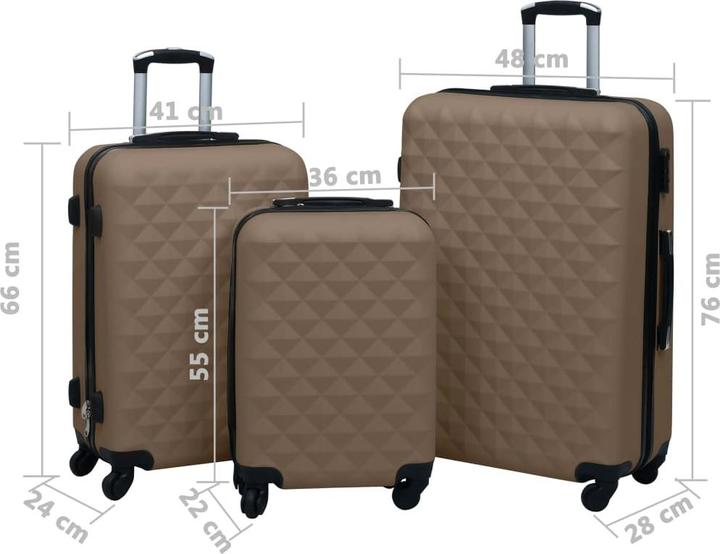 Immagine prodotto VidaXL Alfonso (Bagaglio a mano (fino a 50 litri))