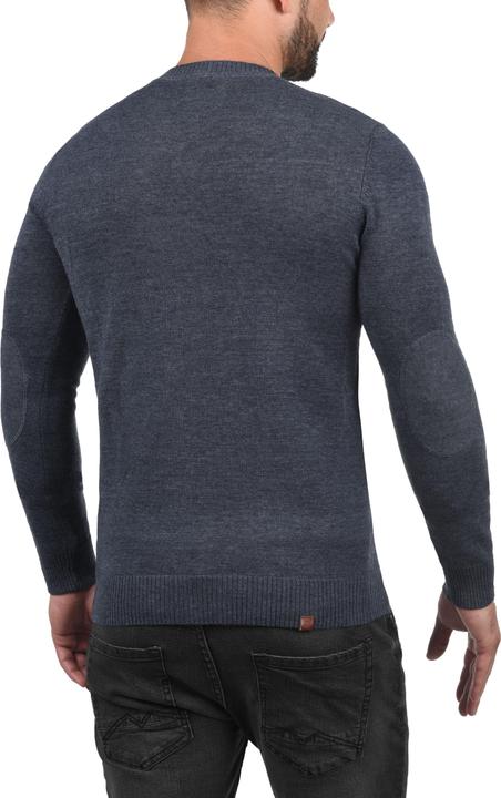 Actual product image Blend Lasse Men's Jumper Knit Pullover With V-Neck Flecked (XXL)