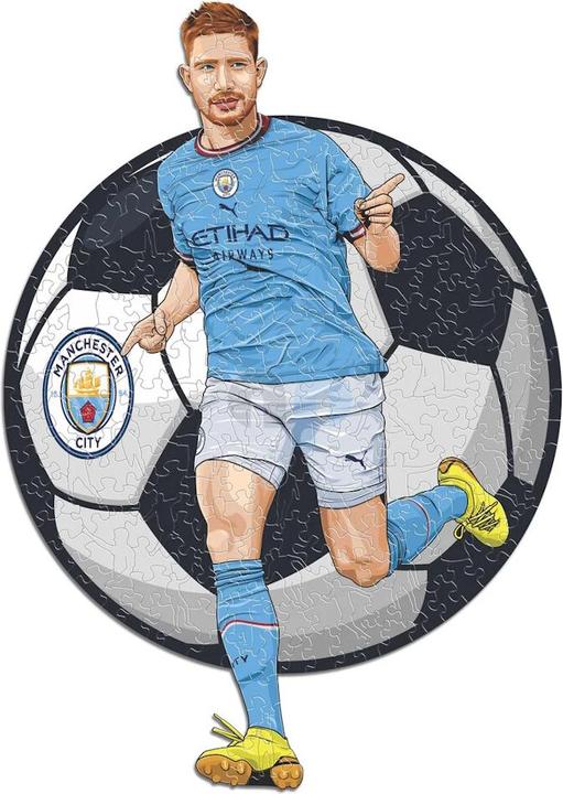 Image du produit Iconic Man City FC - Kevin De Bruyne - Puzzle en bois Taille L (500 pièces) (500 pièces)