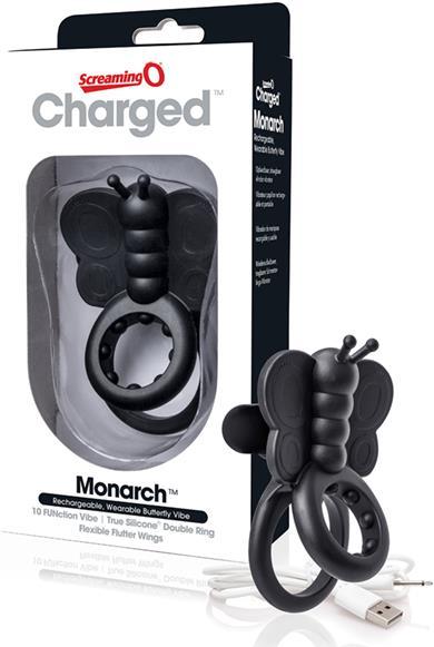 Actual product image Screaming O Charged Monarch Wearable Butterfly Vibe (5.10 cm)