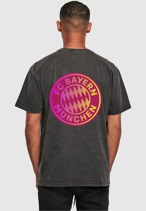 Actual product image FC Bayern München Mia San Mia Colour Acid Washed Heavy Oversize Tee - 115683 (4XL)
