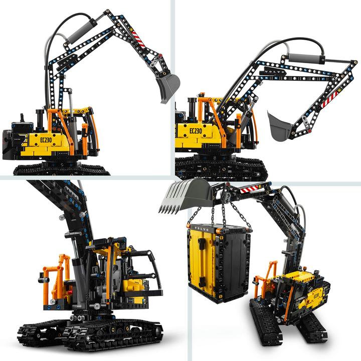 Produktbild LEGO Volvo FMX LKW mit EC230 Electric Raupenbagger (42175, LEGO Technic)