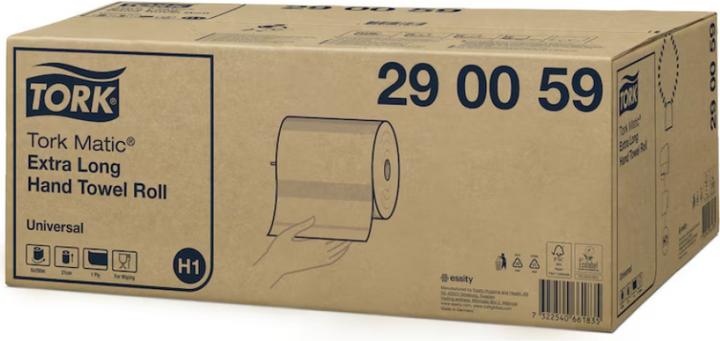 Produktbild Tork 6 Handtuchrollen Matic® H1 Universal Extra lang 1-lagig weiss (6 x)