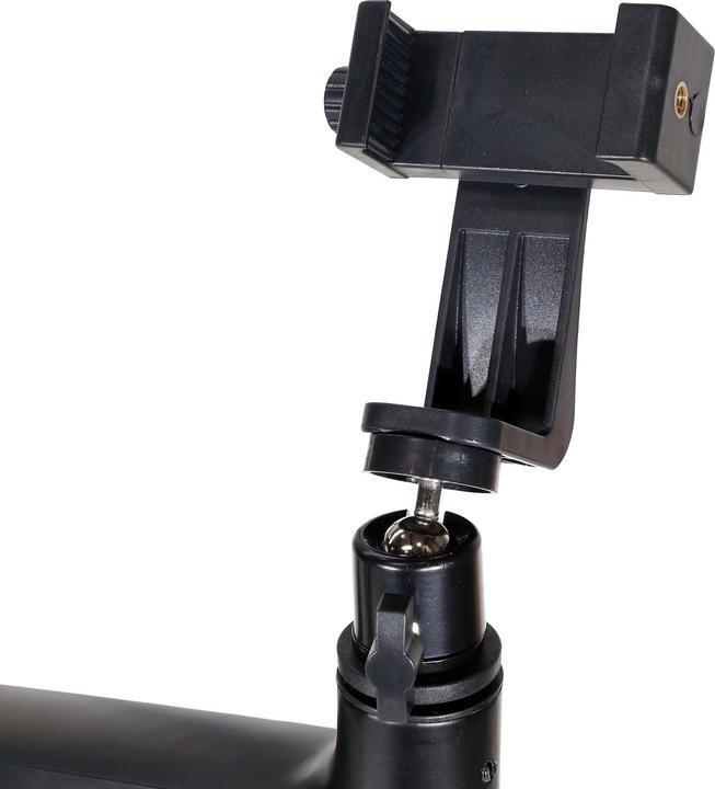 Produktbild Wiltec 4in1 Stativ rollbar Handyhalterung Ringlicht Streaming Setup Fotostativ (Kunststoff, Metall)