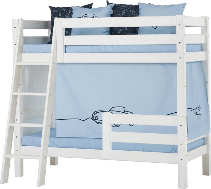 Produktbild Hoppekids CARS Vorhang für Halbhohe Kinderbetten (Liegefläche 70x160 cm) in DREAM BLUE