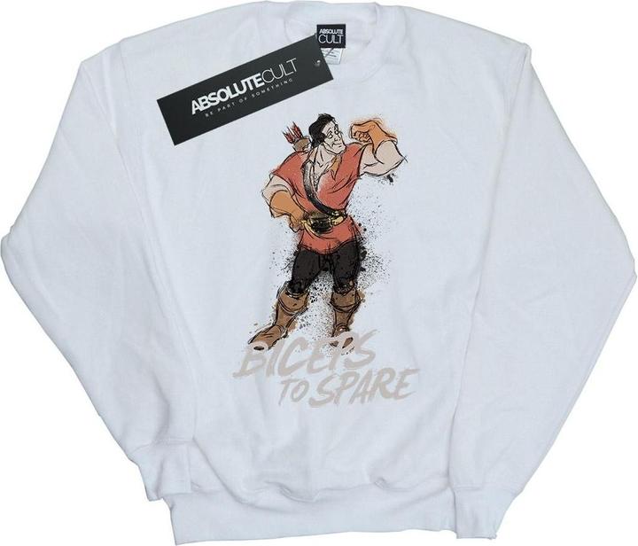 Disney Beauty And The Beast Gaston Biceps To Spare Sweatshirt (M)