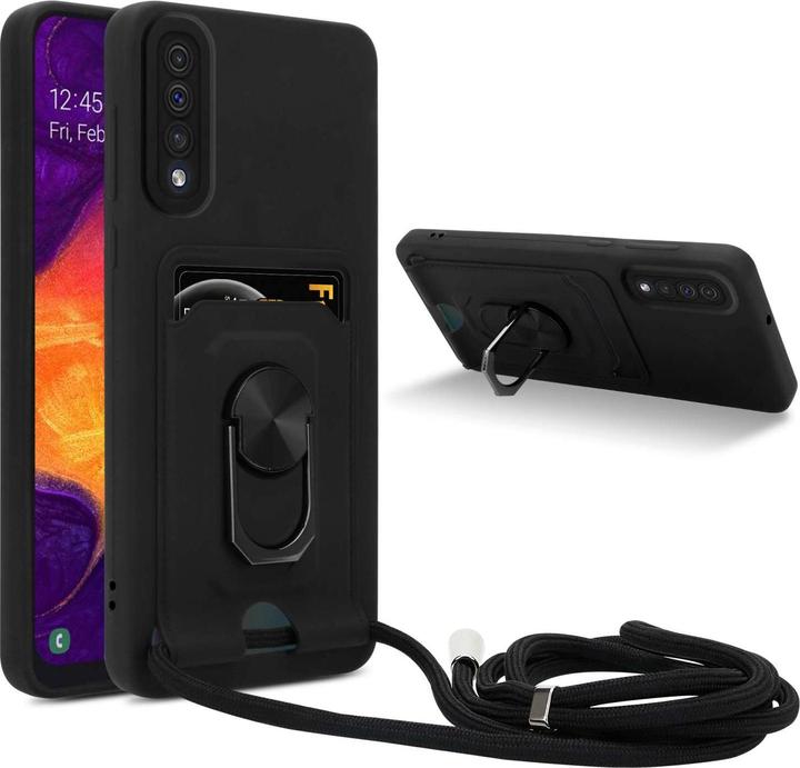 Image du produit Cadorabo Coque pour Samsung Galaxy A50 4G / A50s / A30s avec chaîne et fonction de support
