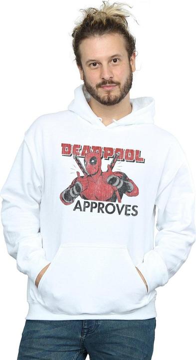 Immagine prodotto Deadpool Approves Felpa con Cappuccio Uomo (5XL)