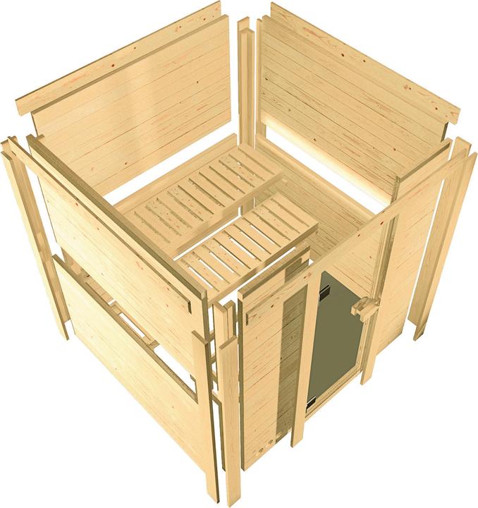 Actual product image Karibu Sahib 2 with roof rim (9 KW external control)