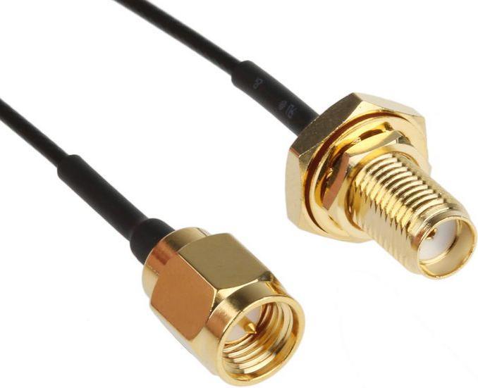Produktbild Rs Pro SMA-SMA plug cable assembly,IP67, 300mm (Antennenkabel)