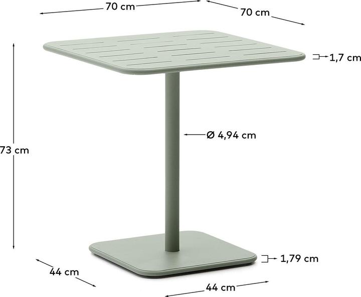 Actual product image Kave Home Brai (70 x 70 x 73 cm)