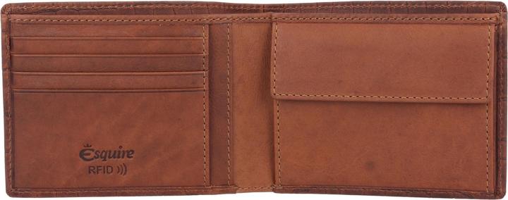 Actual product image Esquire Croco wallet RFID protection leather 12 cm