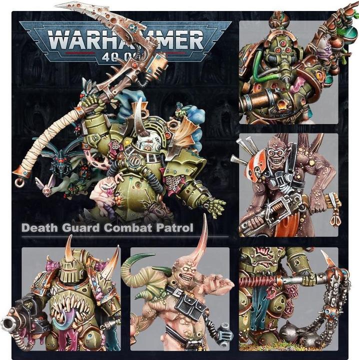 Actual product image Games Workshop Warhammer 40,000 - Death Guard Combat Patrol (Plastic)