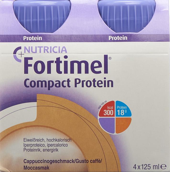 Produktbild Fortimel Compact Protein Cappuccino (Cappuccino, 4 x)