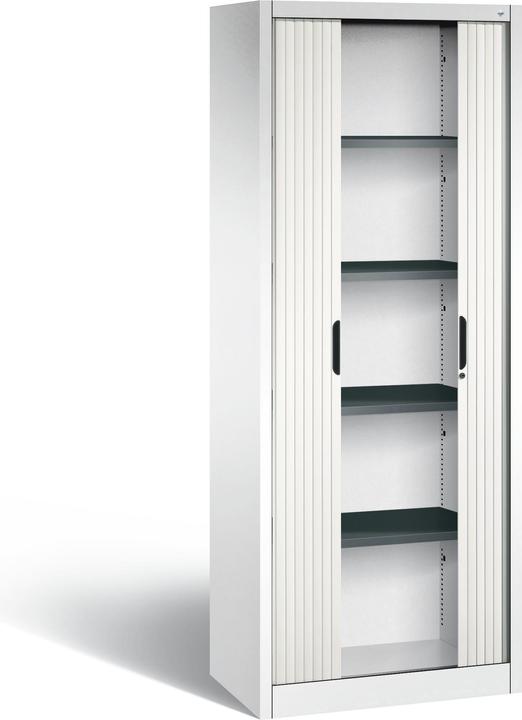 Actual product image C+P Roller shutter cabinet with horizontal blind (80 x 42 x 198 cm)
