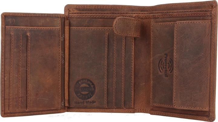 Immagine prodotto Greenland Nature Portafoglio Montenegro RFID in pelle 9 cm