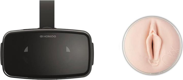 Homido Lunettes V2 VR avec Jenna Haze Fleshlight