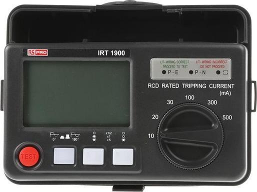 Produktbild Rs Pro Digital RCD Tester, 500 mA trip