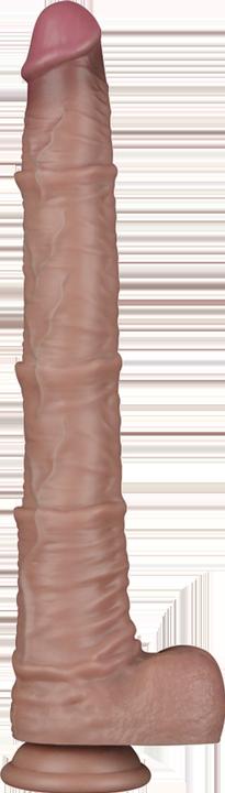 Actual product image Lovetoy Nature Cock 16" Dual Laye Bendable Cock XXL