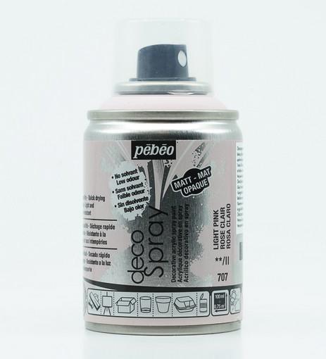Actual product image Pebeo Decospray Matt acrylic paint (light pink, 100 ml)