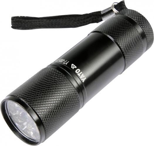 Yato Latarka Aluminiowa 9-Led Czarna (8.50 cm)