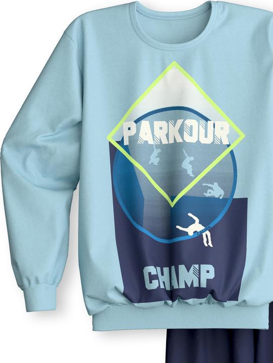 Actual product image Calida Kids Parkour Bündchen-Pyjama (164)
