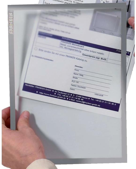 Actual product image Franken Document Holder X-tra!Line magnetic (A5, 1 x)