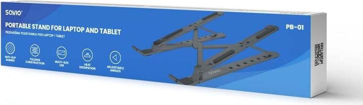 Actual product image Savio Laptop and tablet stand