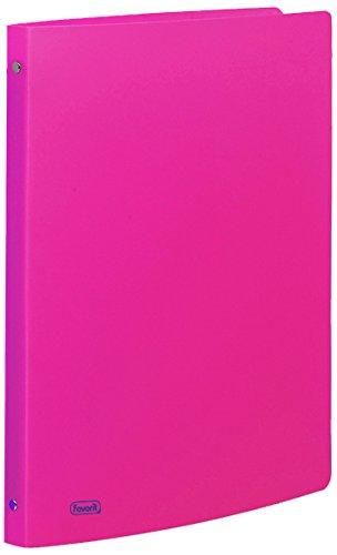 Image du produit Favorit Classeur à anneaux A4 fluo Rose (A4, 1 pièce(s))