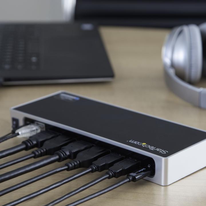 Actual product image StarTech Dual 4K (USB-C, 6 Ports)