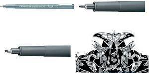 Image du produit Staedtler Fineliner Pigment liner 308 Largeur de trait : 2 mm Couleur de l'encre : noir (Noir, 1 x)