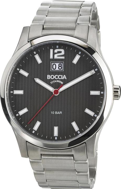 Boccia 3580-02 Herrenuhr Titanium 42mm 10ATM (Analoguhr, 42 mm)