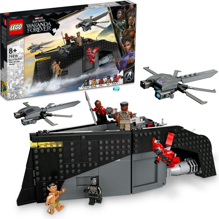 Actual product image LEGO Super Heroes - Black Panther: War on the Water (76214, LEGO Marvel)