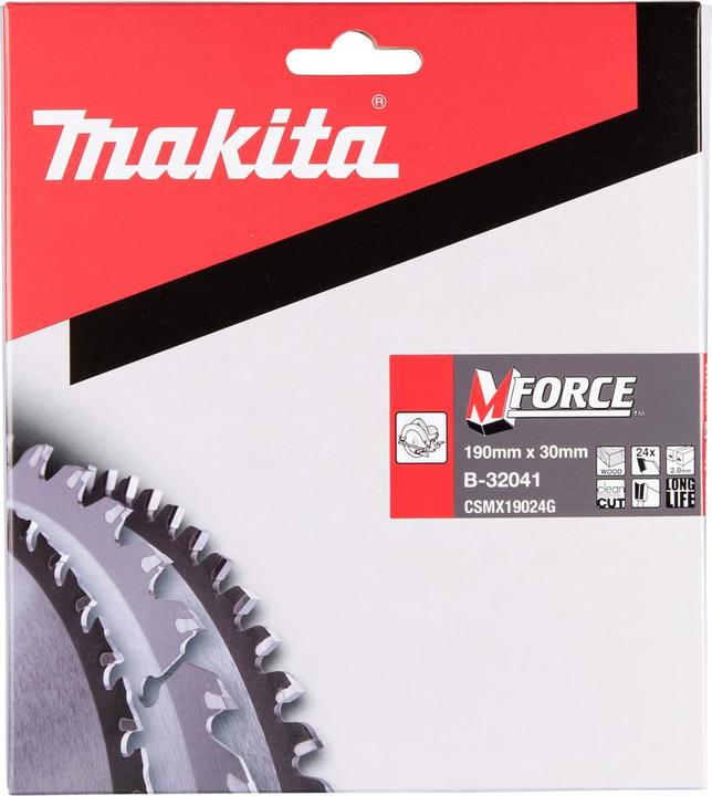 Produktbild Makita M-FORCE Kreissägeblatt 190x30x