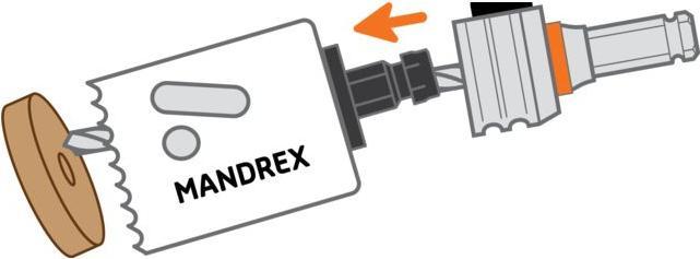Image du produit Mandrex Bimetall M42 Lochsäge XtraTief 300, 152mm (152 millimètres)
