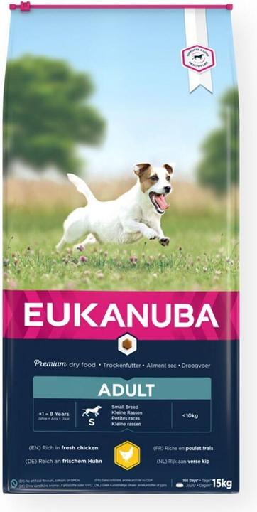 Produktbild Eukanuba Active Adult Small Breeds 15kg (Adult, 1 Stk., 15000 g)