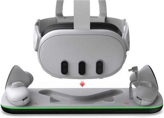 Immagine prodotto Dobe Meta Quest 3S / 3 dock di ricarica