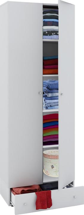 Actual product image VCM Holz Mehrzweckschrank Serie Vandol mit Drehtüren (70 x 40 cm)
