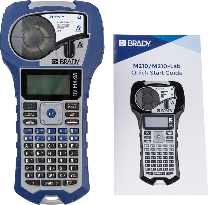 Image du produit Brady M210-LAB imprimante d'étiquettes, emballage en carton, dispositif d'étiquetage mobile, continu et