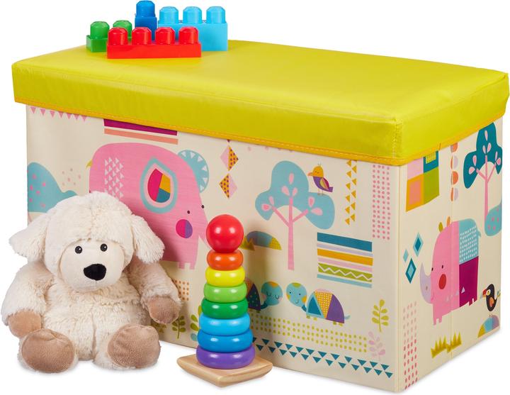 Immagine prodotto Relaxdays Pouf contenitore per bambini