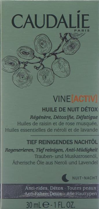 Produktbild Caudalie VINEACTIV - Tief reinigendes Nachtöl - Huile de Nuit Detox (30 ml, Gesichtsöl)