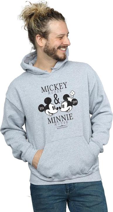 Immagine prodotto Disney Mickey And Minnie Mouse Mousecrush Mondays Felpa con Cappuccio Uomo (XL)