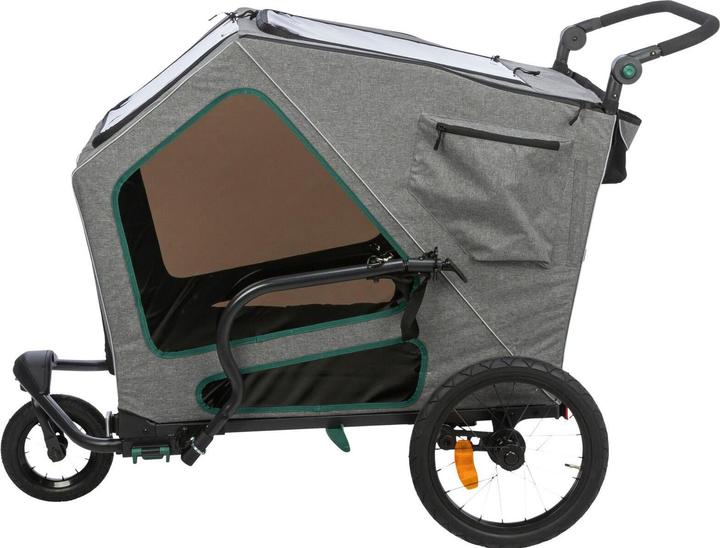 Image du produit Trixie Kit de conversion Jogger pour remorque de vélo, Gris/Salbei (Chien, Pliable)