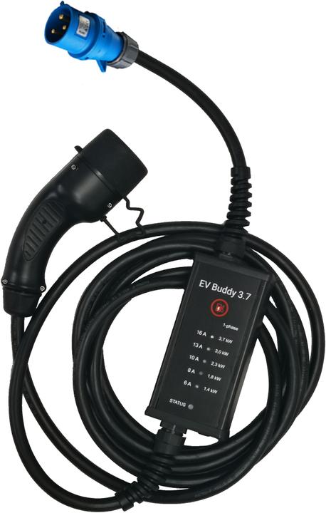 Produktbild Ev Buddy Ladekabel (Typ 2, 3.70 kW, 16 A, CEE16 blau)