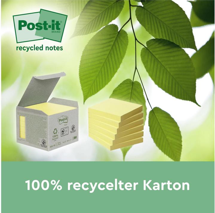 Actual product image Post-it Super Sticky Sticky Notes Recycling