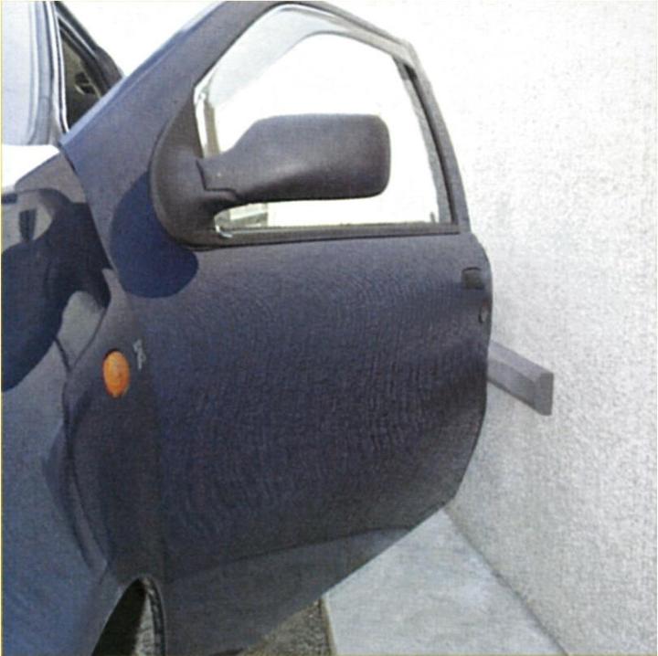 Image du produit AM Porte de voiture Protection de pare-chocs Protection murale Garage (2x 45cm)