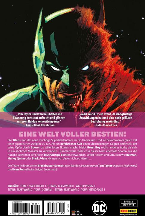 Actual product image Panini Titans (German, Daniel Hillyard, Ivan Rice, Miguel Mendonça, Keron Grant, Ivan Shavrin, Tom Taylor, Lucas Meyer, Nicole Maines, Fico Ossio, Grace Ellis, Gretchen Felkermartin, Chuck Brown, Steve Orlando, Chip Zdarsky, 2024)