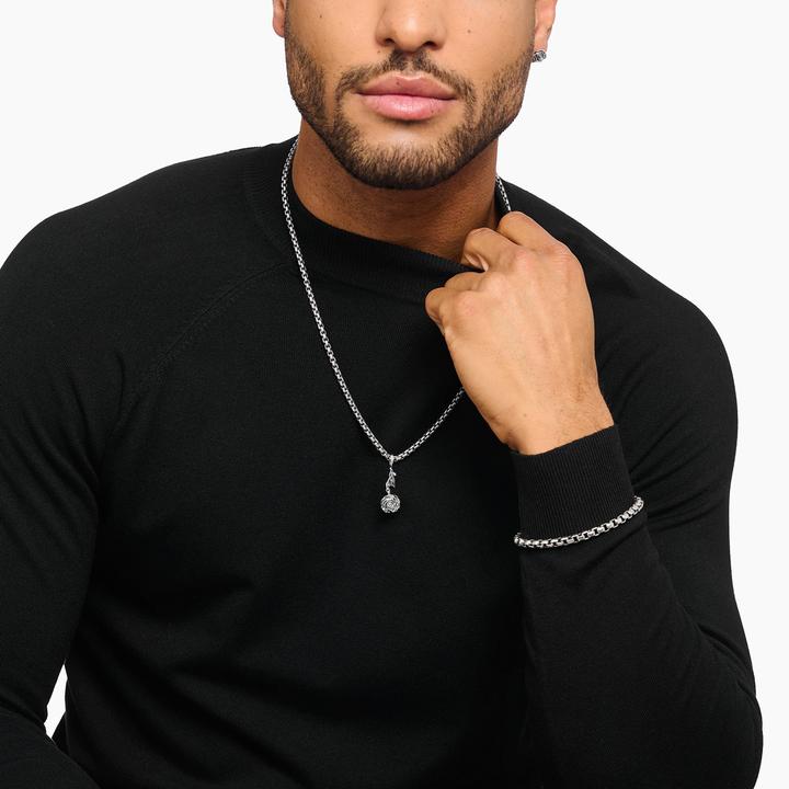 Immagine prodotto Thomas Sabo Anhänger Midnight Rose Silber (Argento 925)